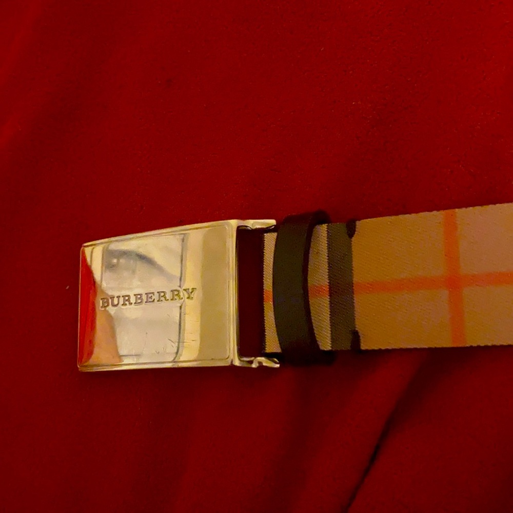 Real Burberry belt